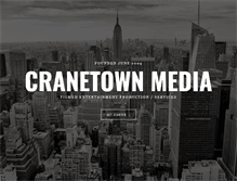 Tablet Screenshot of cranetownmedia.com